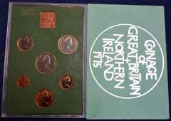 Coinage Of Great Britain And Northern Ireland 1975. Uncirculated.