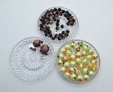Lot of 89 Ct Tensha Japan Pearl Beads, Round and Tube