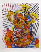 Pablo Picasso, Man With Straw Hat