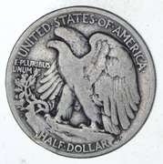1919-S Walking Liberty Silver Half Dollar - Circulated