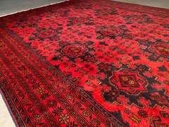 EXQUISITE AFGHAN RUG 6.7x9.9