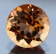 Brilliant golden 3.23ct Imperial Topaz solitaire