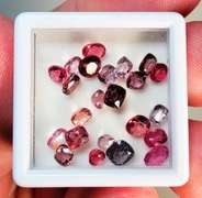 Fiery 23pc set of fancy color natural Spinels weighing 6 carats