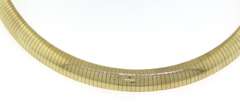 Outstanding Yellow Gold Omega Necklace