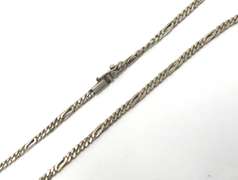 Sterling Silver Figaro Chain Necklace