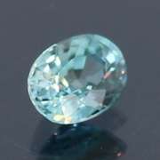 Brilliant! 2.06ct diamond luster blue Zircon