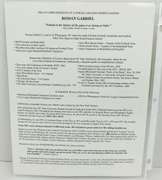 Roman Gabriel Autographed Color Print & Stat Sheet