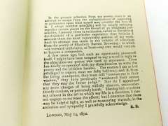 Antique Robert Browning's Poems Leather Book