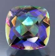 Brilliant multi-color 11mm 5.64ct Mystic Quartz