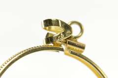14K Yellow Gold 25.2mm $5 Gold Coin Bezel Holder Pendant