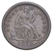 1851-O Seated Liberty Dime