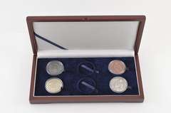 (2) Belarus .925 Silver & (2) Memento Mori Skull Silver & Copper Set