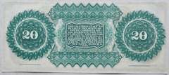 $ 20 Unc State of South Carolina March 2 1872 Revenue Bond Scrip.