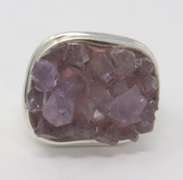 Amethyst Sterling Silver Signed Ring