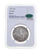 MS65 1920 Pilgrim Tercentenary Commemorative Half Dollar - CAC - NGC