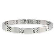 Stainless Steel Interlocking Men's Link Bracelet