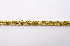 Yellow Gold Anklet, 10 inches