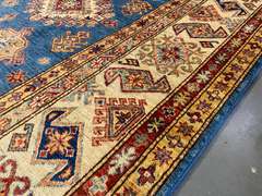 STUNNING FINE SUPER KAZAK RUG 8.7x12.2