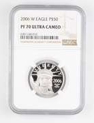 PF70UCAM 2006-W $50 American Platinum Eagle 1/2 Oz .999 Platinum NGC