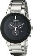 Citizen Eco-Drive Black Dial Mens Watch. New In Box.