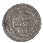 Scarcer 1849 O Seated Half Dime