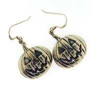 Sterling Silver Dangle Holloween Earrings