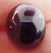 Beautiful 9.11ct untreated Amethyst cabochon