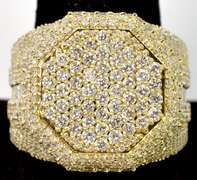Incredible 3.98ctw Men's Diamond Ring