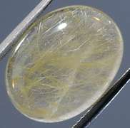 Interesting 4.72ct golden rutilated quartz