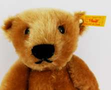 Signed 1995 Steiff 12 Inch Mohair Teddy Bear, Mint Condition