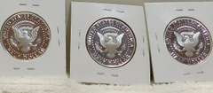 2000-S & 2001-S & 2003-S Silver 90% PROOF Kennedy Hfs