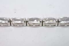 Flashy CZ Tennis Bracelet in Sterling Silver