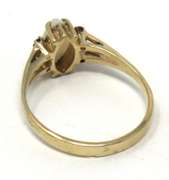 Beautiful Yellow Gold Marquise Opal Ring