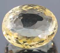 Glittering 17.73ct lemon yellow Citrine