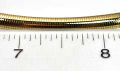 Slick Omega Necklace in 14KT Yellow Gold