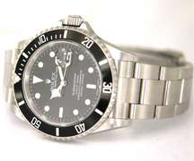 Rolex Submariner Black Bezel on Oyster Bracelet Watch