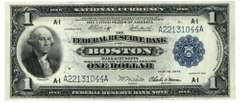 Super Crisp 1918 Series Large Size $1 National Currency Note