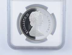 PF70 UCAM 1987 Canada $1 Silver - John Davis Expedition - Graded NGC
