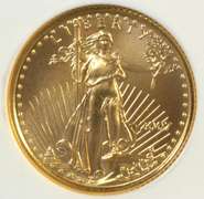 Gem UNC. 2007 NGC EARLY RELEASES 2006 $5 Gold Eagle coin