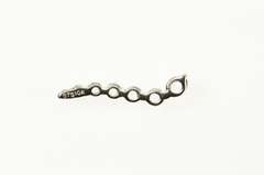 10K White Gold Graduated Diamond Journey Symbol Bar Pendant