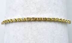 Glinting 0.38CTW Diamond Bracelet in 14KT Yellow Gold
