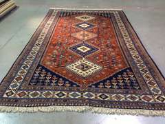 AUTHENTIC PERSIAN YALAMEH RUG 4.9x8