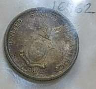 Philipenes: 1944 Silver 50 cent, World War 2 era