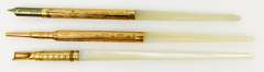Antique Mother of Pearl & Gold-Filled 3 Piece Writing Set
