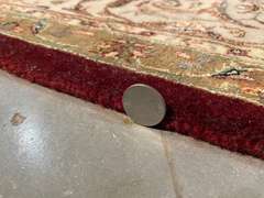 EXQUISITE SILK &WOOL MAHAL DESIGN RUG 8.9x12.2