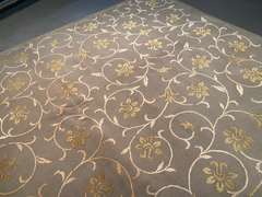SILK & WOOL RUG 5.6x8.6