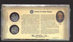 2005-D Ocean in View Nickel set in original holder