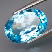 Bright! 6.70ct VS clarity Swiss Blue Topaz