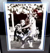 Bert Jones Autographed Framed Photo