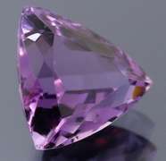 Glittering 6.07ct trillion cut Brazilian Amethyst